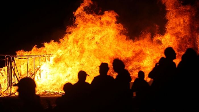 The Festival of the Bonfires Lights Up the Levee